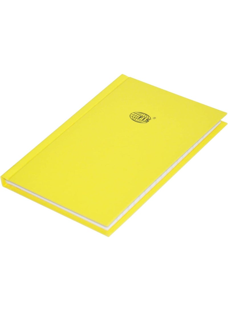 FIS 5-Piece Neon Hard Cover Note Book, 100 Sheets, Single Line, A6 Size, Golden Colour - FSNBA6N210 - Image 3